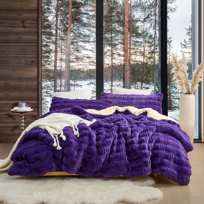 Ensemble d'édredon surdimensionné Coma Inducteur, Édredon pour très grand lit + 2 taies décorativ