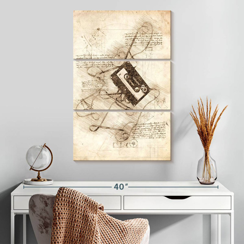 Abarca Cassette Tape, 32" H x 20" W