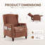 Kars Upholstered Fabric Recliner-657352376