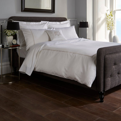 800 Thread Count Double Cord Embroidered Sateen Duvet Cover