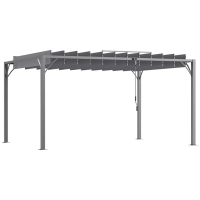 2.13m x 3.9m x 2.95m Pergola