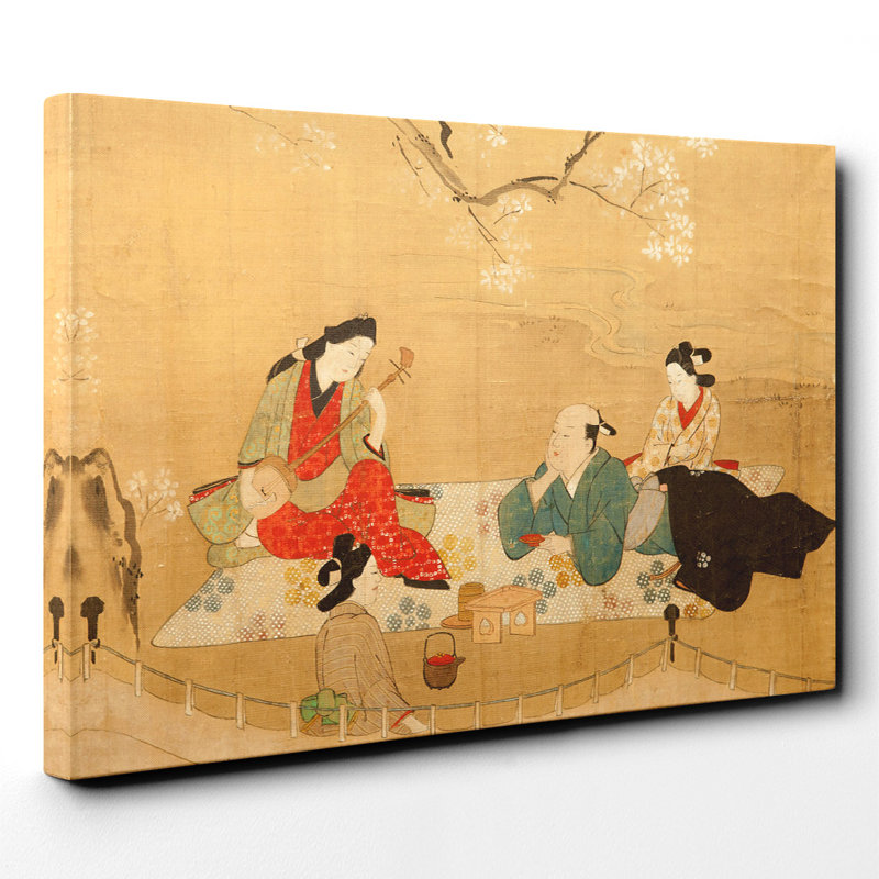 Miyagawa Choshun - Wrapped Canvas Painting, 70cm H x 100cm W