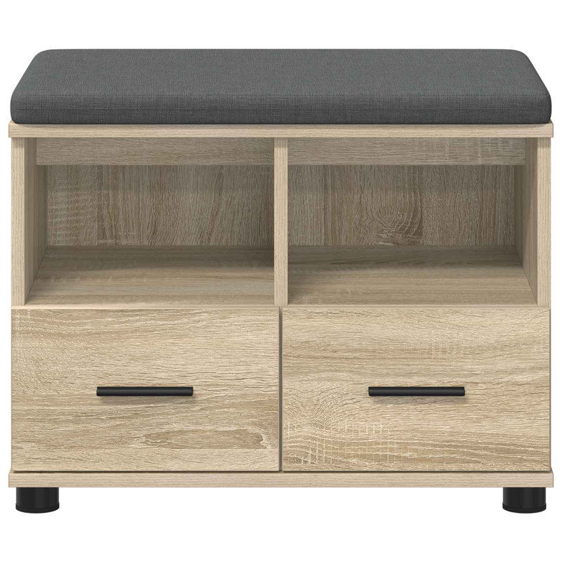Storage Bench, Sonoma Oak, 46cm H x 60cm W x 38cm D