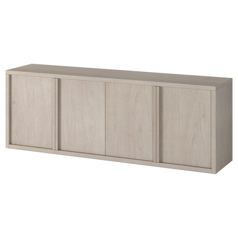 Savin Rectangular TV Stand for TV's up to 75", White Wood