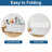 Wall Mounted Folding Table, Laundry Folding Wall Table, Folding Floating Laptop Table Dining Table
