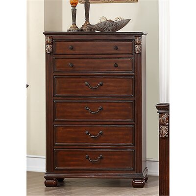 Maurertown 6 Drawer 35.5"" W Chest -  Canora Grey, A96F545C7E33446EA309AB80AF3A9354