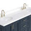Meuble-lavabo double avec plateau Abshire 73-93359380