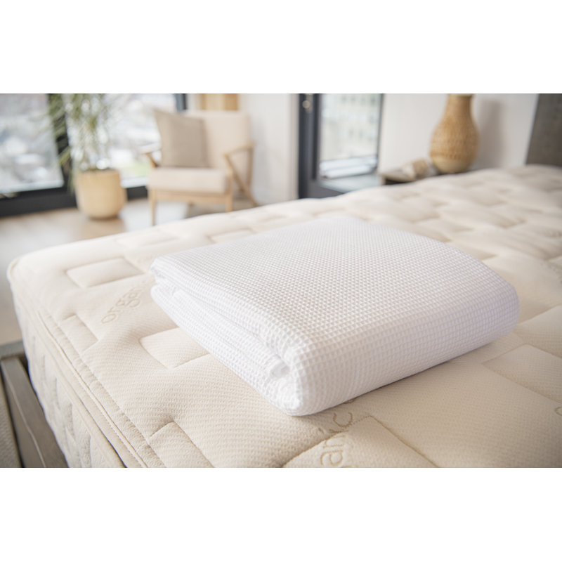 Couverture gaufrée en coton biologique, Queen, Harbour Island