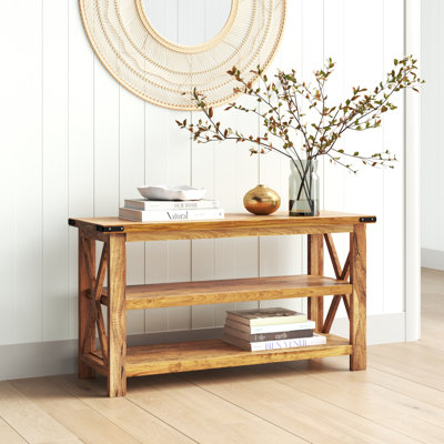 Kornati 45 " W Solid Wood Top Console Table