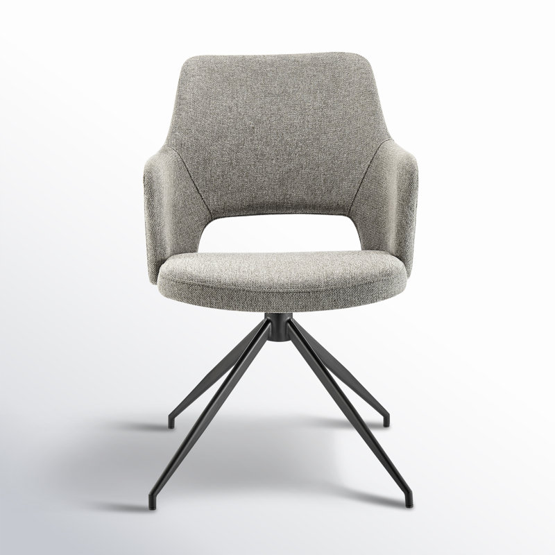 Shelter Upholstered Dining Chair, Charcoal Gray
