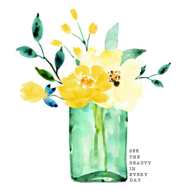 " Yellow Beauty Flowers "
