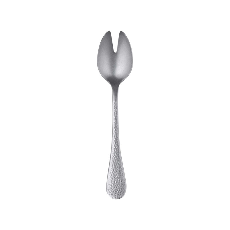 Epoque Stainless Steel Salad Servers, Pewter