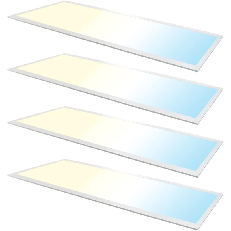 1 luminaire à DEL à panneau plat à intensité variable (ensemble de 12), 12