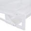 Lit double, couleur blanche, bureau hydraulique pliant, peu encombrant pour les petits espaces de vie, support de 600 lb, lit double / grand avec rangement intégré pour matelas avec mécanisme, cadre, capacité de poids,