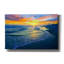 «Yellow Sun Sunset Red and Blue Seascape» par Ezra Tanner, art mural sur toile-623612203