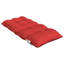 Ensemble de 2 coussins de chaise à dossier bas vidaXL en tissu rouge Oxford (100% polyester)-2026938409-2066229886