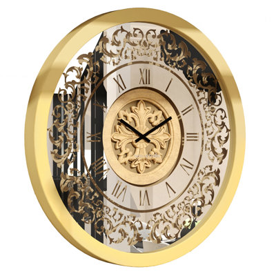 Allyna Manufactured Wood Wall Clock