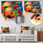 «Music and Rhythm - Abstract», reproduction d'art sur toile encadrée-2050562185-2100193784-2067372746