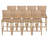 High-Density Polyethylene (HDPE) Wicker Outdoor Stool