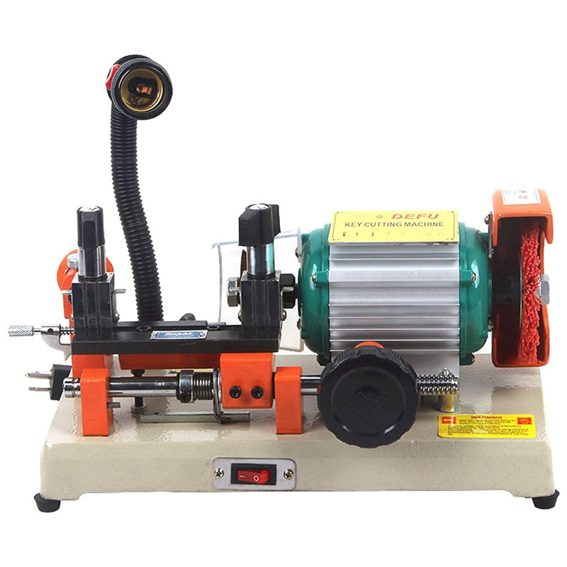 Key Duplicating Machine 110V Horizontal Key Copy Machine Cutter Cutting Machine, 120W
