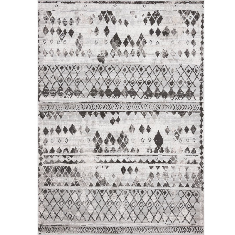 Geometric Indoor Rug, Rectangle 7'1" x 10'