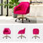 Chaise de travail en velours Adan-851133860