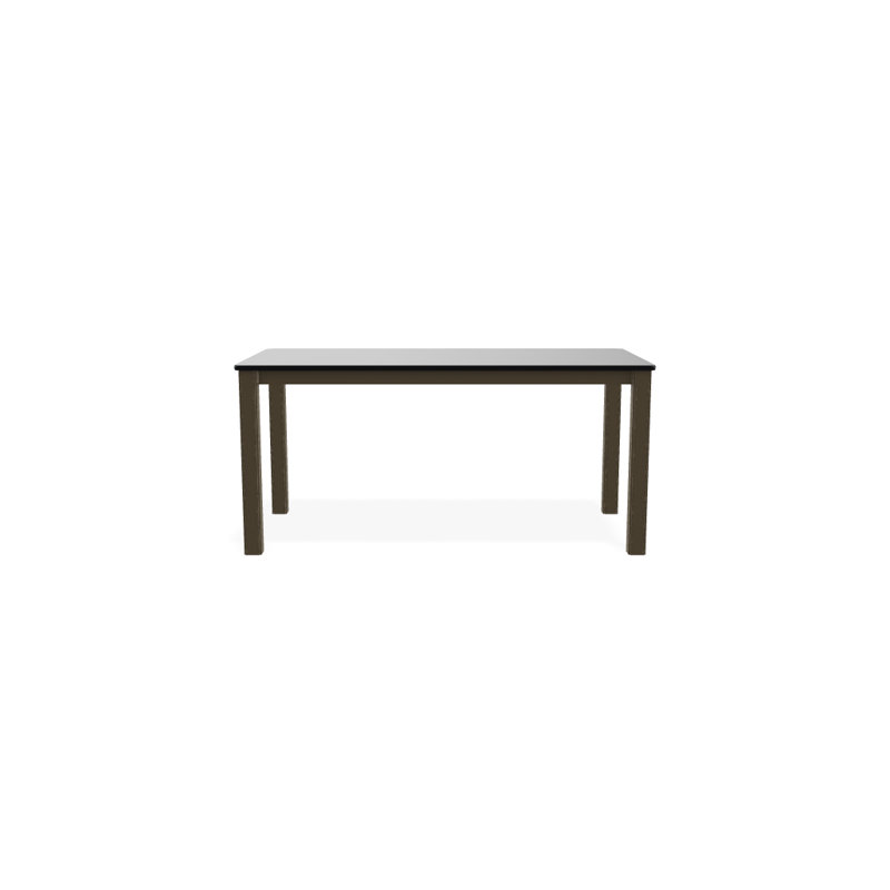 Table basse Robinett, Noir P70, Bois de plage texturé