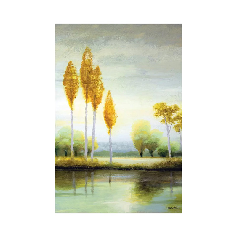 September Calm I by Michael Marcon - Wrapped Canvas Painting, 101.6 cm H x 66.04 cm W x 3.175 cm D