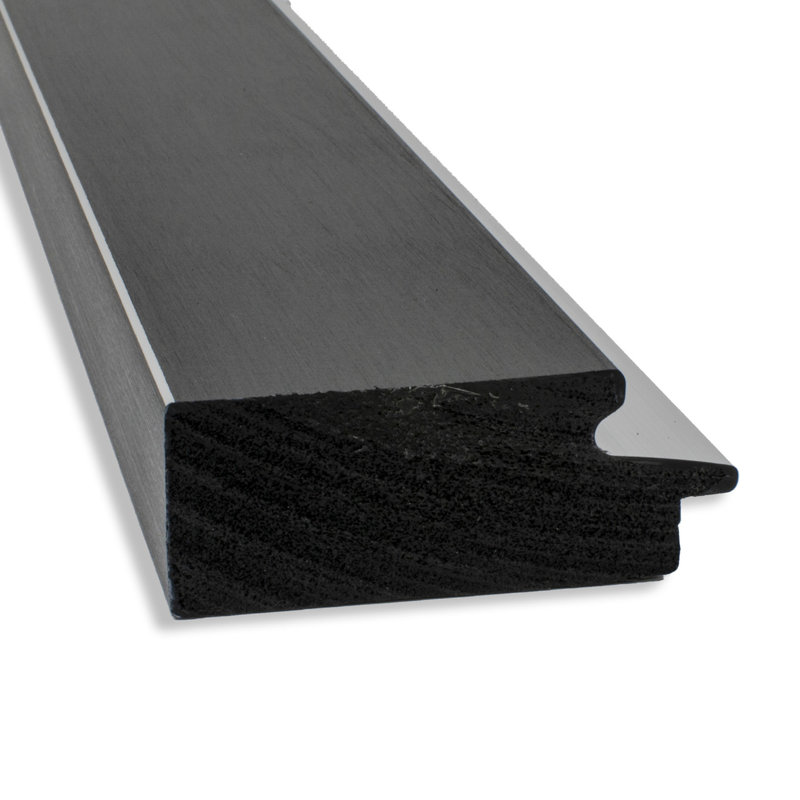 Quade Mirror, 27" x 21", Satin Black/Silver