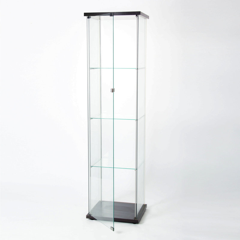 Vitrine vitrée à 4 niveaux