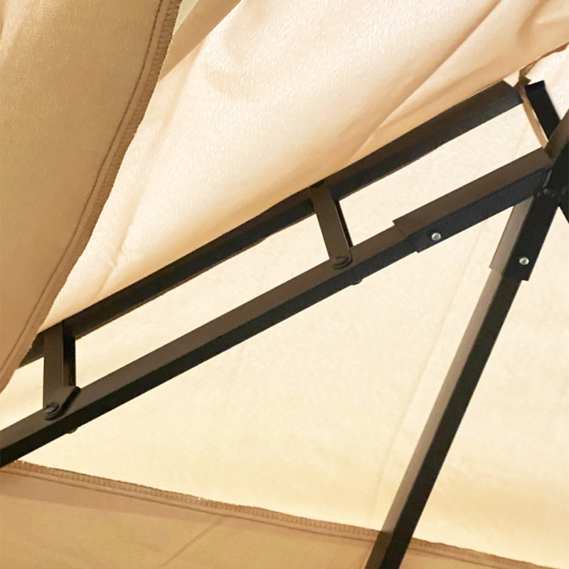 Auvent de remplacement pour abri de jardin, H 40 po x l 144 po x P 120 po