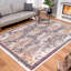 Tapis abstrait gris / brun Kanter-1157983191