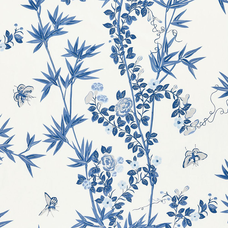 La Boheme Jardin De Chine Fabric, Porcelian