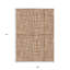 Tapis intérieur lavable rayé beige 9 pi x 12 pi