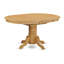 Ensemble de meubles de salle à manger 7 pièces comprenant une table de cuisine ovale avec rallonge papillon et 6 chaises rembourrées en tissu de lin, 42 x 60 pouces, chêne-124279155-109975861