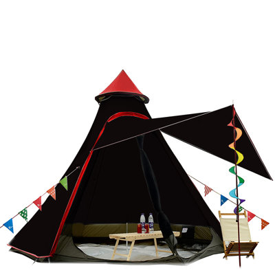 Tente de camping pour 6 personnes Dome
