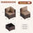 7-pieces Outdoor Rattan Wicker Sectional Seating Group With Cushions-1299936503