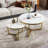 Round Nesting Coffee Table Set 2-Piece