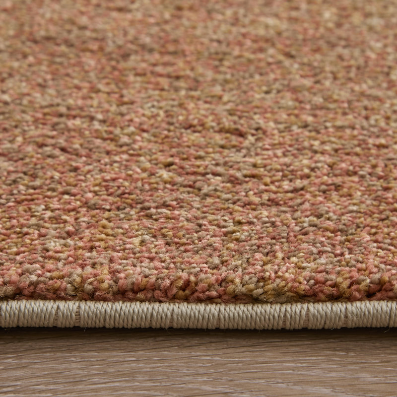 Roy Modern Abstract, Brown/Tan/Blue Area Rug, Rectangle 10' x 12'8"