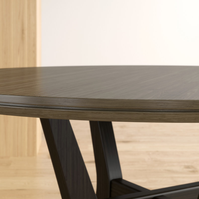 Stiltner Round Dining Table, Gray