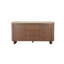 Grier 63" Modern Solid Wood Sideboard with Storage and Stone Slab Top