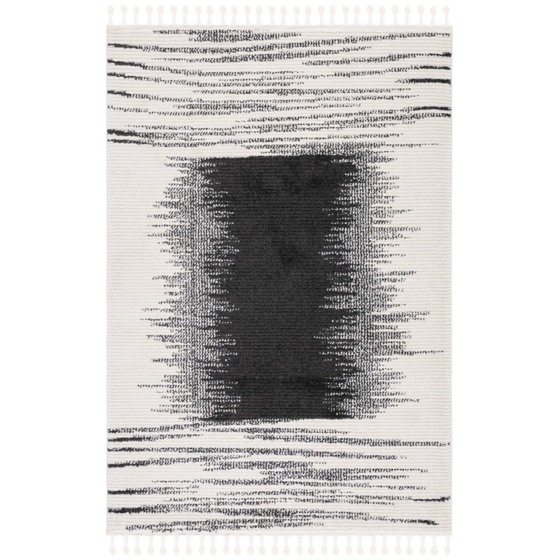 Tapis à motif abstrait Bannon, Rectangle 5 pi 5 po x 7 pi 6 po