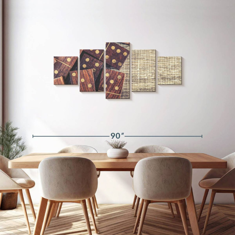 Dominos rétro, H 30 po x l 68 po