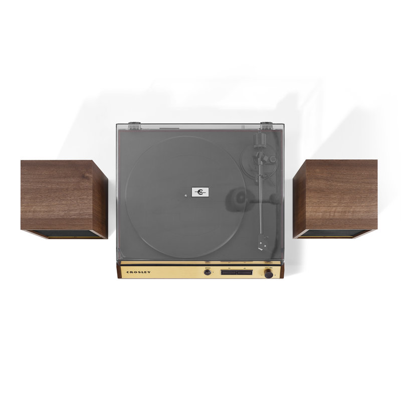 2 - Speed Turntable Decorative Record Player with Bluetooth