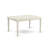 5 Piece Modern Dining Table Set Includes a Rectangle Wooden Table with Butterfly Leaf and 4 Faux Leather Dining Room Chairs, Linen White-1447799065