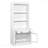 83.4" Tall Modern Bookcase - Glass Door Storage Cabinet with Drawer & Open Shelves for Living Room/Home Office-947059675