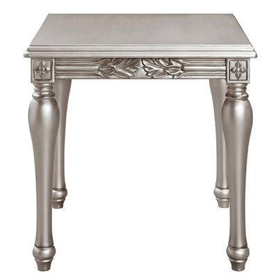 Table de bout platine avec pieds tournés