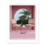 «Pink Tropical Vibes» encadrée par Swati B Print-93722844-93722862-93722867