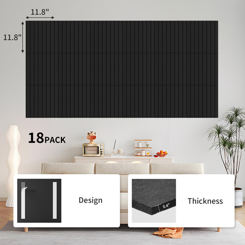Fireproof High-Density Acoustic Panels for Walls