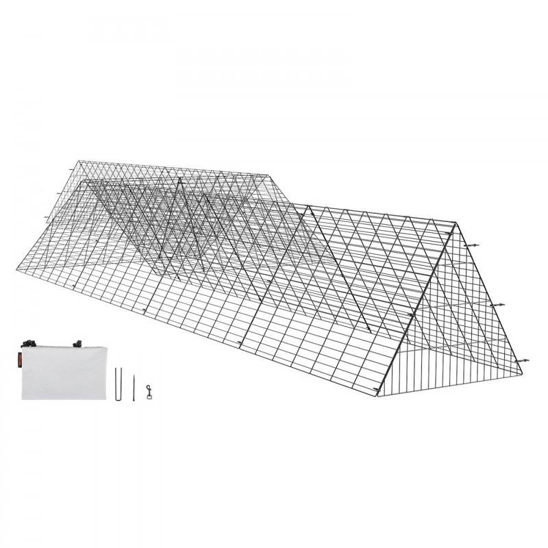 Tunnels pour poulets, 287 x 78,7 x 24,2 pouces (L x l x H)